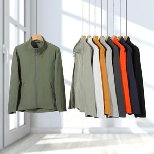 <span class=keywords><strong>Veste</strong></span> coupe-vent légère et confortable pour <span class=keywords><strong>homme</strong></span>, col montant, respirante et imperméable, pour l'automne - Product Image 1