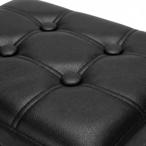 <span class=keywords><strong>Banc</strong></span> de fin de lit 43*33*33CM en cuir PVC coloré moderne pour salon et chambre, <span class=keywords><strong>avec</strong></span> <span class=keywords><strong>tiroir</strong></span> et poignées en bois et métal - Product Image 4