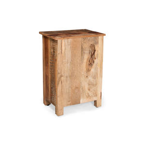 Table d'appoint en bois antique avec tiroir Meubles de maison - Product Image 4
