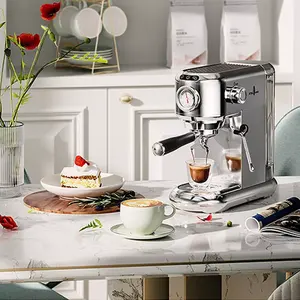 اليد ليفر شبه التلقائي اكسبريسو آلات مقهى آلة إسبرسو التجارية الأخرى آلة صنع القهوة آلة مع مطاحن قهوة