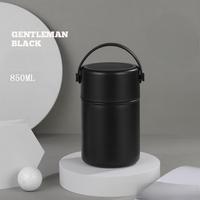 BORGE, personalizado, a prueba de fugas, boca ancha, doble capa, contenedor de acero inoxidable, termo, tarro de comida aislado al vacío con cuchara
