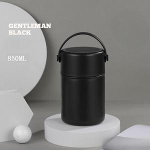 BORGE personnalisé étanche large bouche Double couche en acier inoxydable conteneur thermos flacon isolé <span class=keywords><strong>sous</strong></span> <span class=keywords><strong>vide</strong></span> pot de nourriture avec cuillère - Product Image 5