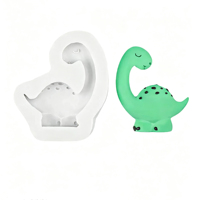 Moules en silicone Candyer pour résine, formes de girafe, panda, lapin, lion, adaptés au fondant, aux bougies parfumées et aux décorations en plâtre