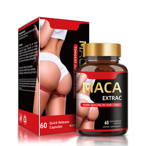 Integratori di bellezza a base di erbe con radice di Maca, capsule vegetariane, 60 pezzi, per il sollevamento dei glutei e l'ingrandimento dei fianchi, per adulti, disponibili all'ingrosso direttamente dalla fabbrica. - Product Image 1