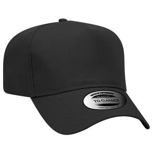 Gorra de Béisbol Juvenil TCAP Personalizada de 5 Paneles, Negra Lisa, para Pesca al Aire Libre - Product Image 2