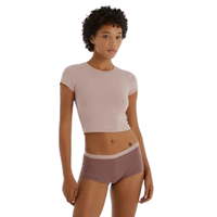 Ensemble de 2 strings pour femmes, sous-vêtements en coton biologique, respirants et écologiques, au prix de gros, fabriqués au Vietnam