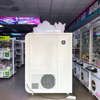 Machine distributrice de crème glacée carrée entièrement automatique multi-prises 220V/110V, neuve, pour usage commercial, fabriquée par Naughty Dog Factory, vente en gros