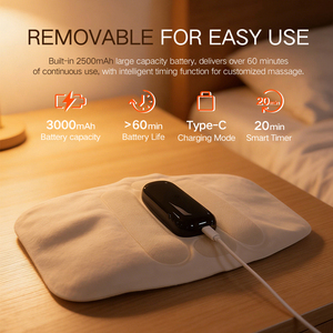 Sabuk Pijat Getar untuk Latihan dengan Pemanasan Cahaya Merah untuk Meredakan Nyeri dan Kelelahan - Sabuk Kebugaran - Product Image 2