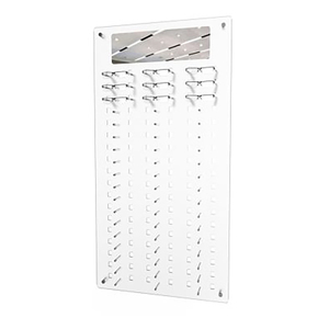 Présentoir mural personnalisé pour lunettes, en acrylique verrouillable, pour montures optiques, avec tiges de présentation - Product Image 2