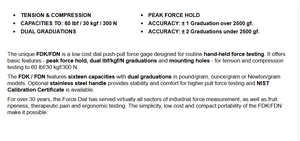 & FDN Analog Push Pull Gauge Full Series Testing Meter - Product Image 4