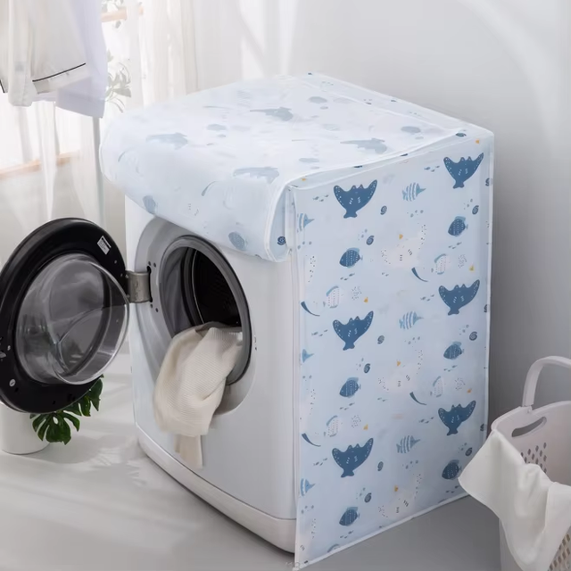 Andeya PEVA Safety Cover Special for 5kg Front Cover Opening of Washing Machine Dust Cover