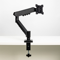 Bras de moniteur ergonomique 17''-32'' pour écrans d'ordinateur, bureau sain, support VESA robuste, bras de moniteur réglable en hauteur