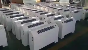 Stand fan coil unit zentral klimaanlage HVAC system vertikale ausgesetzt typ China fan spule