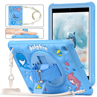 Étui de tablette pour enfants unique et adorable, résistant aux chocs, robuste, pour iPad 10,2 pouces 10e génération