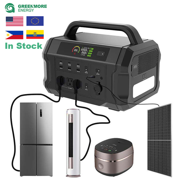Fast Charging 1200W Solar Power Station Outdoor Lifepo4 Battery Portable Solar Generator New Energy Power Station