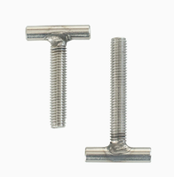 Vis à tête en T filetée M4 en acier inoxydable 304 sur mesure, longueur 500 mm, fixation à tête de marteau pour profilé aluminium OEM
