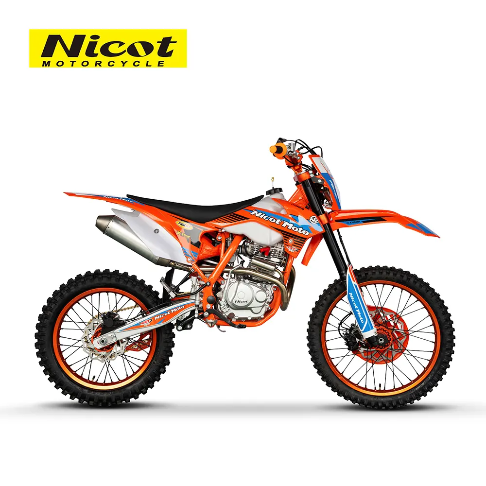 Nicot KT250B ZS165FMM yüksek kaliteli 250cc kir bisiklet Off-road motosiklet kir bisiklet 250cc Motocross 250cc motosiklet için yetişkin