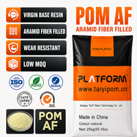 Granulés de POM renforcés à 10 % de fibres d'aramide Taiyi, haute résistance à l'abrasion, haute résistance, faible friction, stabilité dimensionnelle