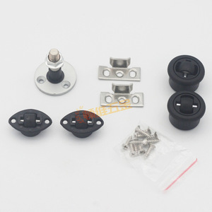 Plateau tournant Dunway Small Cyclone en acier inoxydable, installation facile, accessoires de meubles - Product Image 3