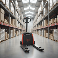 Chariot élévateur électrique certifié CE JAKI 1,5 tonne, batterie lithium-ion, garantie 1 an, capacité de charge élevée, chariot de manutention industriel