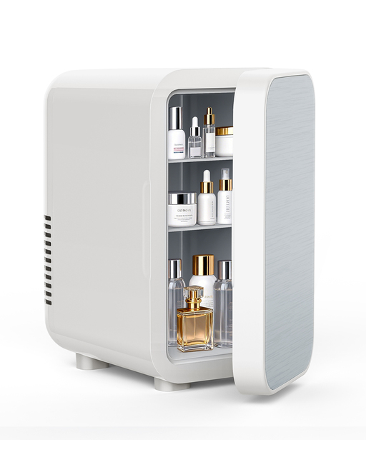 High Quality 6L Beauty Skincare Mini Fridge Glass Door 12v Car Fridge Portable Mini Refrigerator