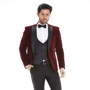 3 Pieces Mens Suits Italian Luxury Designs Groom Wedding Suit Custom Suits Mens