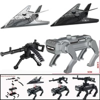 Nuevo Producto - Aeronave Invisible No Tripulada Hecha de Bloques de Construcción, Juguete de Perro Mecánico Biónico, Modelo de Ensamblaje de Bloques de Construcción