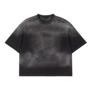 เสื้อยืดผู้ชาย 230gsm ผ้าฝ้าย 100% คอกลม แขนสั้น สไตล์สตรีท ทรงหนา คอหนา สีพื้น แบบซันเฟด รับสั่งทำ - Product Image 4