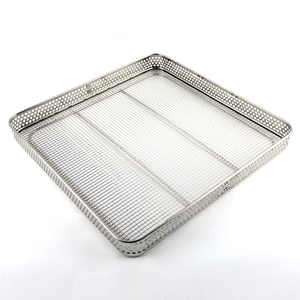 Olla de 5mm para baño, Parrilla de Cable plano superior, bañera de acero inoxidable de grado alimenticio, bandejas de malla para hornear perforadas planas para secado - Product Image 1