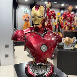 Estatua Personalizable de Iron Man de <span class=keywords><strong>los</strong></span> <span class=keywords><strong>Vengadores</strong></span>, Adorno de Mesa, Busto de Personaje de Resina, Escultura Personalizada de Personaje de Animación - Product Image 5