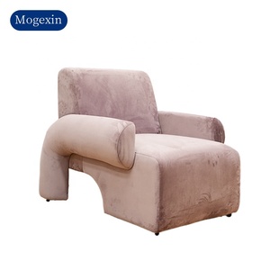 เก้าอี้โซฟาผ้าเดี่ยวสไตล์อิตาเลียนเก้าอี้ห้องนั่งเล่นเรียบง่ายเก้าอี้พักผ่อนในบ้านแบบทันสมัย - Product Image 3