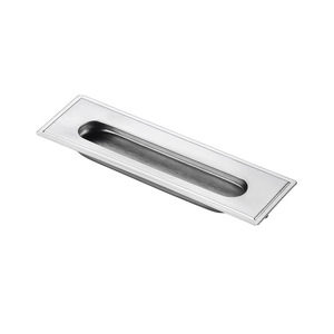 Poignées de tiroir dissimulées Jinnate en acier inoxydable, quincaillerie de meuble rectangulaire au design minimaliste - Product Image 5