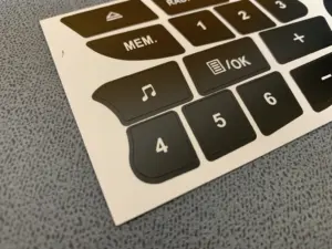 Pegatinas de Repuesto para Botones de Coche, para Renault Twingo, Clio y Megane 2009-2011, Adhesivos para Reparación de Botones de Radio y Audio CD - Product Image 2