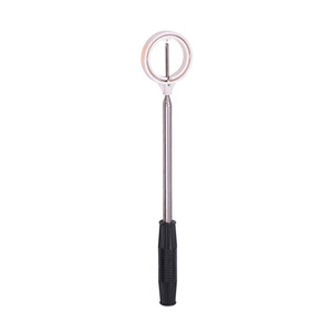 Recogedor de pelotas de golf de aleación de aluminio con cabezal de plástico y agarre de goma para uso en campos de golf al aire libre - Product Image 3