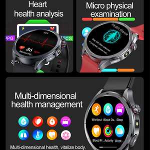 Montres intelligentes de sport <span class=keywords><strong>ECG</strong></span> imperméables pour hommes et femmes, mode en gros 2025, avec SDK - Product Image 5