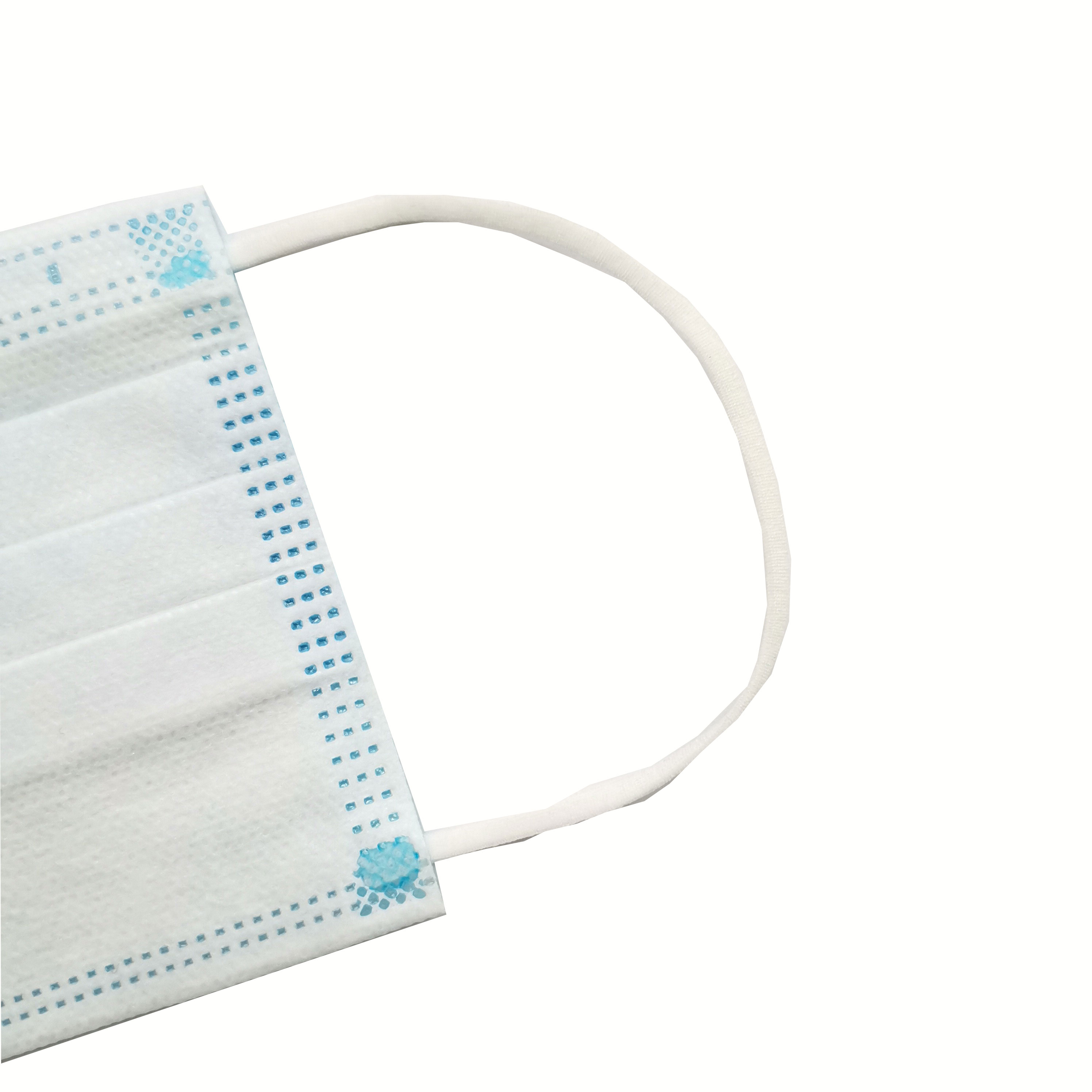 50pk Medical Protective Disposable Mask Pp Disposable Non Woven Protective 3 Ply Face Mask 2