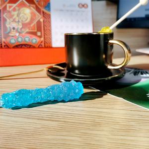 Mariage aromatisé aux fruits <span class=keywords><strong>sucette</strong></span> assortie bâton de roche cristal sur un bâton en bois - Product Image 2