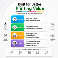 Disolvente Ecológico Compatible para 1L CMYK para Roland Mimaki Mutoh para Impresoras de Formato Ancho para Imprentas Impresión Digital