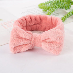 Fascia per capelli morbida in pile di corallo croce Top Kont fascia per capelli fascia per capelli elastica per donne ragazze lavaggio viso turbante copricapo accessori per capelli - Product Image 6