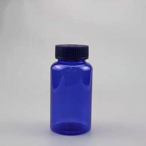 Botella de PET azul de grado medicinal de 250ml, <span class=keywords><strong>tapa</strong></span> CRC para pastillas, cápsulas, capacidad múltiple (300ml, 200ml, 500ml), sellado de bomba para crema facial - Product Image 5