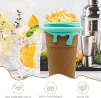 Nouveau 2024 Gobelet en silicone pour slush, modèle amélioré 500 ml, Gobelet magique pour boissons glacées, grande capacité, Gobelet de refroidissement, Mug à congeler