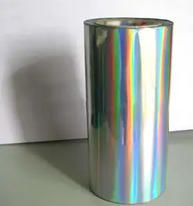 Ücretsiz örnek yazdırılabilir kendinden yapışkanlı lazer baskı holografik şerit etiket kağıt rulosu
