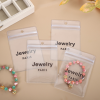 Vente en gros Petit sac zip-lock transparent en PVC pour boucles d'oreilles montres lunettes bijoux en pierres précieuses emballage Petites pochettes à fermeture éclair
