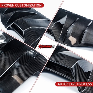 Diffuseur arrière de voiture en fibre de carbone de qualité supérieure, style V Vors, pour Ferrari 458 - Product Image 3