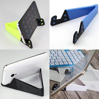Support universel pour téléphone Portable pliable en forme de V, format de poche, coloré