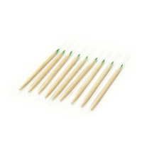 Cure-dents en bambou pour une haleine fraîche et durable, nouveau produit infusé, en bois de menthe enveloppé de papier