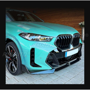 สปอยเลอร์กันชนหน้ารถยนต์ ชิ้นส่วนตกแต่งสำหรับ BMW X6 G06 LCI M Sport 2023+ อุปกรณ์ป้องกันกันชน - Product Image 5