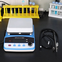 6L Hotplate Magnetic Stirrer 320C Laboratory Heating Magnetic Stirrer Mixer Lab Mixing Equipment