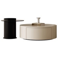 Meuble de salon moderne meuble TV en pierre frittée et table basse pour usage domestique