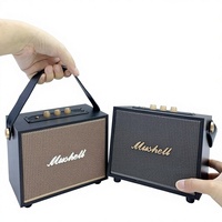 XM-302 Radio Stereo Mini Portabel Kayu Retro untuk Rumah & Luar Ruangan dengan Subwoofer Berat Buatan Jepang
